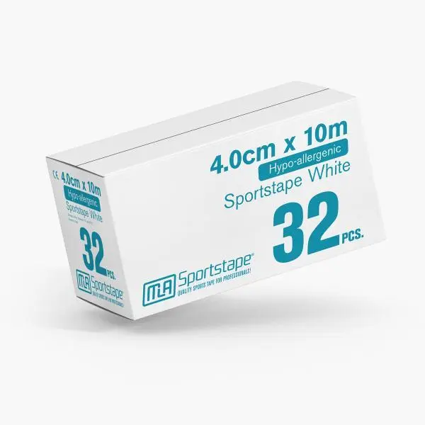 Hypo-allergene Sporttape 4,0 cm Wit 32 st.